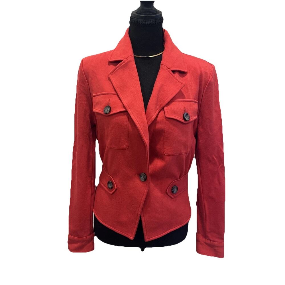 Cabi Womens The Little Red Jacket Blazer Business Classic #3374 Size 4